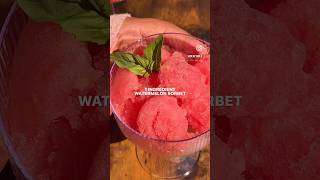 1 Ingredient Watermelon Sorbet 🍉 recipe easy watermelon summer sorbet shortsviral shortsfeed [upl. by Hamel663]