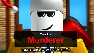 HOW TO GET MURDERER ON ZERO PERCENT IN MURDER MYSTERY 2 [upl. by Veneaux]