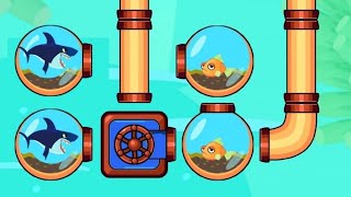 Save the fish Fishdom Pull the pin game ios android gameplay Walkthrough levels 19651975 Part123 [upl. by Beffrey]