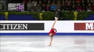 Yulia Lipnitskaya  Free Skating 2014 European Figure Skating Championships [upl. by Elboa]