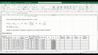 CES 457 Geotechnical Analysis Using Computers Calculation of Bearing Capacity [upl. by Ained]