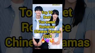 Top 10 Best Too Sweet Romance Chinese Dramas 2024 ❤️🥰🔥 shorts facts fyp newchinesedrama top10 [upl. by Phox928]