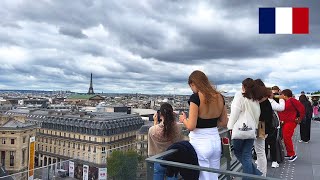 Galeries Lafayette in Paris  Exploring The Elegance of Terrace View [upl. by Gignac]