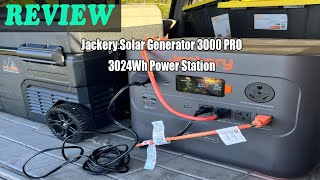 Jackery Solar Generator 3000 PRO 3024Wh Power Station Review 2024  Is It Worth The Money [upl. by Occor631]