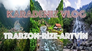 Karadeniz Turunda Gezilecek Yerler  TRABZONRÄ°ZEARTVÄ°N GEZÄ°SÄ° [upl. by Venice]