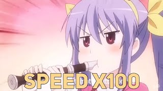 Nyanpasu Yabure Kabure song  SPEED X100 [upl. by Araek]