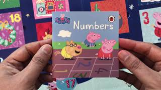 03 Numbers Peppa Pig Christmas Advent Calendar 24 Books  Read Aloud Book for Children and Toddler [upl. by Anatol]