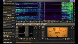 1521 kHz China Heard in Michigan on Medium Wave via Perseus SDR amp North DKAZ Antenna [upl. by Esinehc]