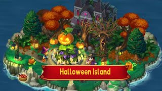 The Tribez Build a Village Halloween Island102023 [upl. by Merari]