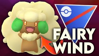 NEW FAIRY WIND WHIMSICOTT IS A TERRIFIC UPDATE FOR THE GREAT LEAGUE  Pokémon Go Battle League [upl. by Nivan]