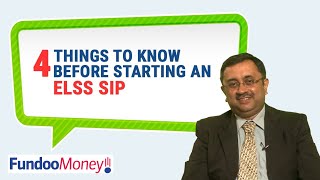 4 Things To Know Before Starting An ELSS SIP [upl. by Stokes]