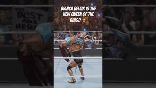 BIANCA BELAIR IS THE NEW QUEEN OF THE RING 👸🏽 wwe wwe2k24 [upl. by Rebeca]