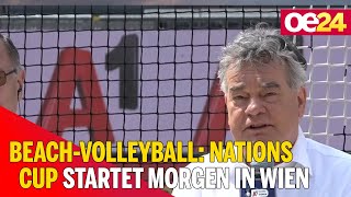 BeachVolleyball Nations Cup startet morgen in Wien [upl. by Llehsyar569]