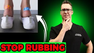 How to STOP Shoes From Rubbing Heels Side amp BACK of The Ankle [upl. by Thamos]