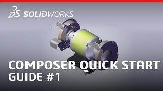 SOLIDWORKS Composer Quick Start Guide 1 Importing amp Navigating CAD Assemblies [upl. by Aiksas]