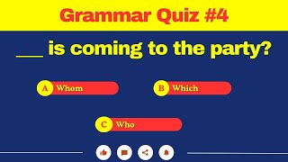 English Grammar Quiz  Learn English Grammar Test  Can You Survive This Epic Quiz Win or FAIL [upl. by Messing]