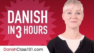 Learn Danish in 3 Hours  ALL the Danish Basics You Need [upl. by Sweatt]