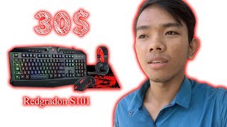 Unboxing amp Review Redragon S101 BA Gaming  30 [upl. by Rayford]