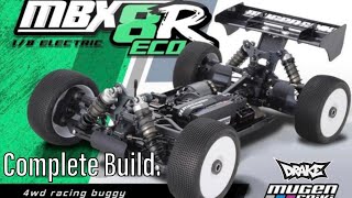 Mugen Seiki MBX8R ECO Complete Build [upl. by Eidnil]