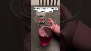 Do this with your leftover cranberry juice thanksgiving cranberries drink ideas shorts [upl. by Elli]