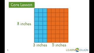 Find area by breaking down a rectangle into smaller rectangles [upl. by Jauch]