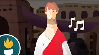 Jesus Is My Friend  Theme Song  Christian Cartoons For Kids [upl. by Kcirdlek402]