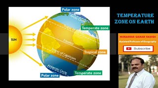 Temperature Zones on the Earth  Climate Zones in UrduHindi  Geography  Mobashar Qamar Rashdi [upl. by Colvert]