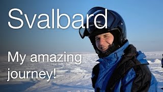 Svalbard  An Amazing Journey Drone footage Dog sledding and Snowmobile rides [upl. by Sommers]