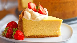 Perfect New York Cheesecake Recipe [upl. by Wobniar]