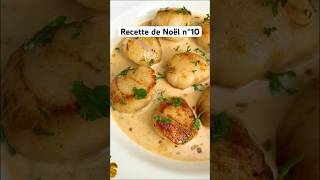 Noix de SaintJacques à la crème 😍 cuisine recette noël creme [upl. by Lessard434]