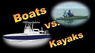 Boats Vs Kayaks for Fishing [upl. by Machutte]