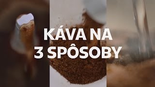 Príprava kávy bez kávovaru  Chemex French press a Mokka [upl. by Heisel]