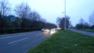 Honda Civic EG K24 vs BMW 330d F30 [upl. by Fanchet769]