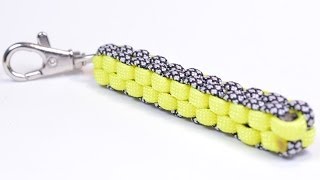 Make the quotCrown Sinnetquot Paracord Keyfob  BoredParacord [upl. by Yraek]