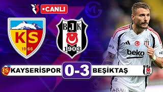 Kayserispor 03 Beşiktaş  Süper Lig Canlı Yayın [upl. by Cinnamon]