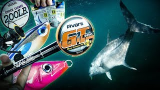 Giant Trevally popping and stickbaiting tackle talk [upl. by Dorkus]