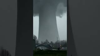 Tornado spinning the wind and clouds [upl. by Gibbons]