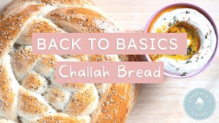 Back To Basics Challah Bread VEGAN  Georgias Cakes [upl. by Kimon]