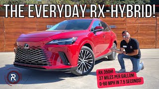 The 2023 Lexus RX 350h Is A Much Improved Hybrid Luxury SUV [upl. by Arin760]