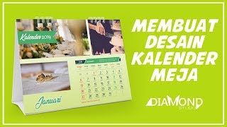 Cara Membuat Desain Kalender Meja 2019 Mudah dengan Corel Draw [upl. by Zerimar415]