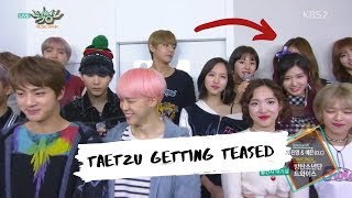 BTS amp TWICE MAKING IT OBVIOUS FOR TAETZU [upl. by Oribella]