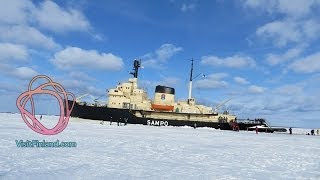 Sampo Icebreaker Cruise in Lapland Finland [upl. by Cantlon783]