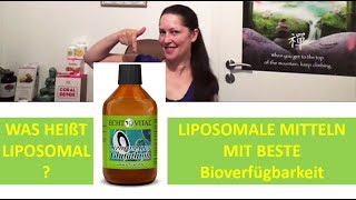 Liposomale Produkte von EchtVitalliposomales Glutathion [upl. by Rubenstein]