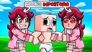 ¡Detecta la NOOBSI IMPOSTORA en Minecraft😳😱 [upl. by Itsrejk]