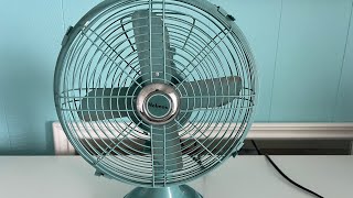 Holmes Retro Oscillating Fan  Checkout amp Discussion [upl. by Marilla882]