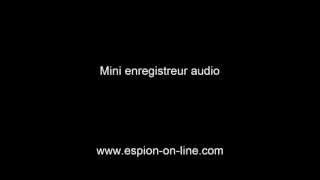 Mini enregistreur espion avec activation vocale [upl. by Terrence316]