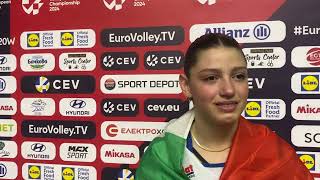 Europei femminili Under 20 Anna Bardaro al termine della finale contro la Turchia [upl. by Reg]