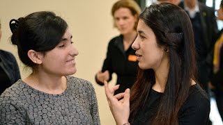 Sakharov Prize 2016 Two Yazidi women tell the world their story [upl. by Kendricks]