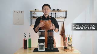 SPESIFIKASI CARA PENGGUNAAN amp PEMBERSIHAN COFFEE GRINDER CG10H  CAFELER [upl. by Gibert]