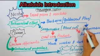 Alkaloids IntroductionBiochemistryBsc and MSc topics biochemistry [upl. by Maffa]